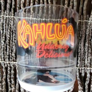 FREE W/$15+ Purchase Kahlua acrylic glass EUC